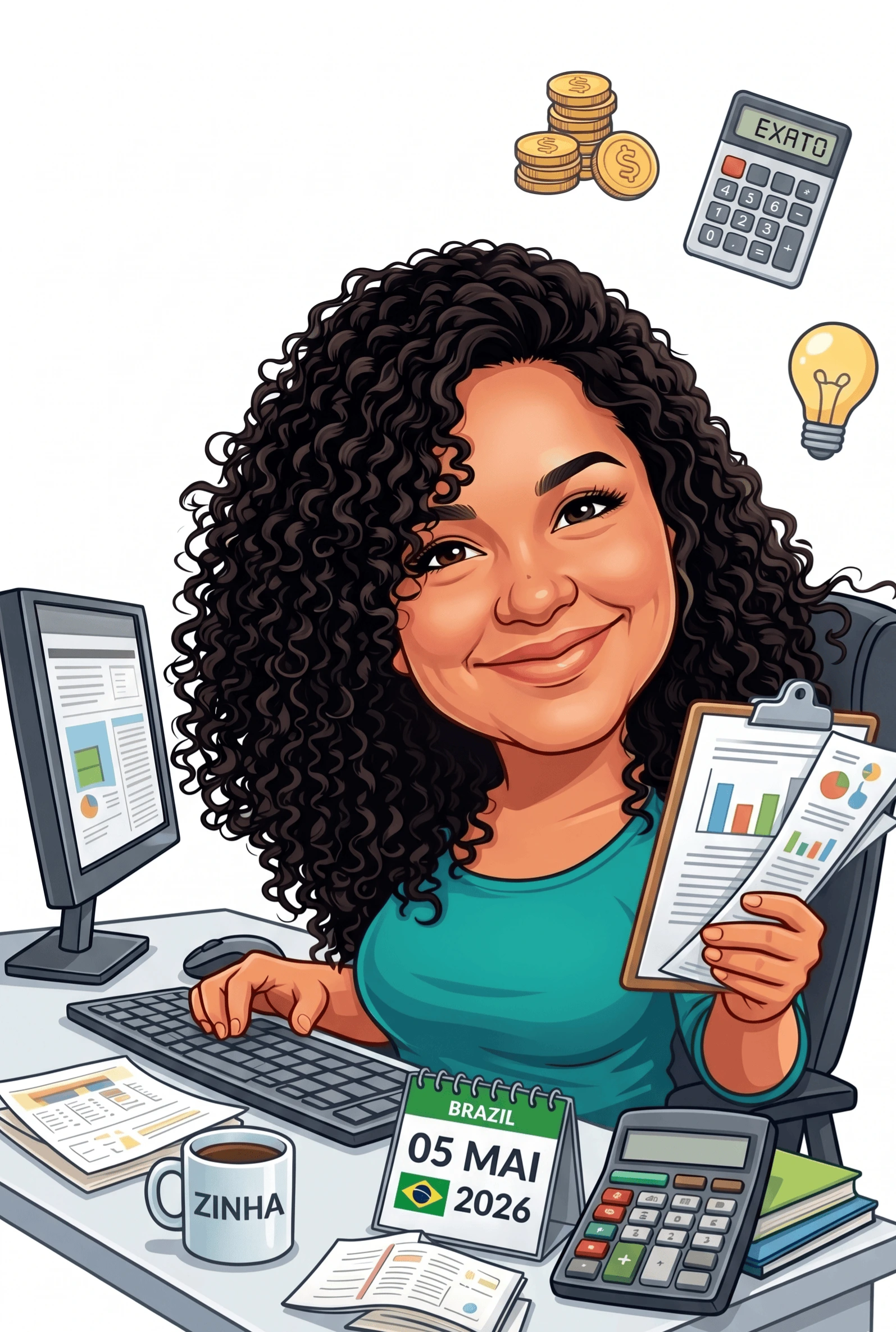 Zinha - Sua Assistente de Cálculos Exatos